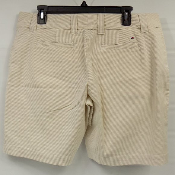 Tommy Hilfiger Raised Pinstripe Shorts Size 10 - Picture 2 of 6